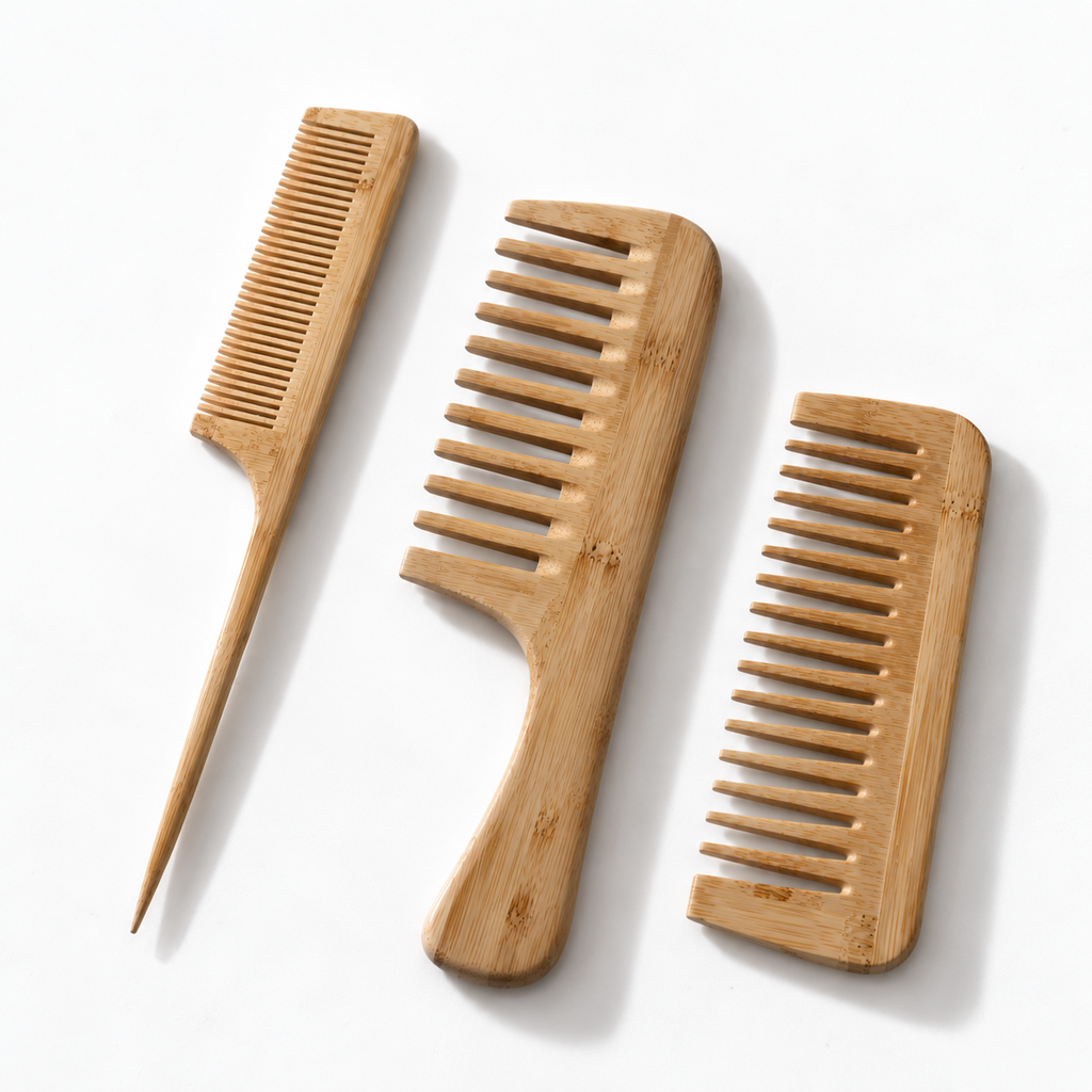 Pack de 3 Peines de Bambú